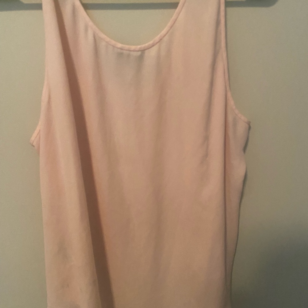 J Crew light pink tank top